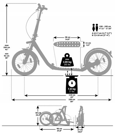 Kickbike CLiX Whi