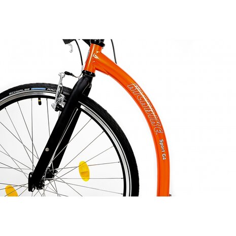 Kickbike Sport G4 Oranje aktief bewegen